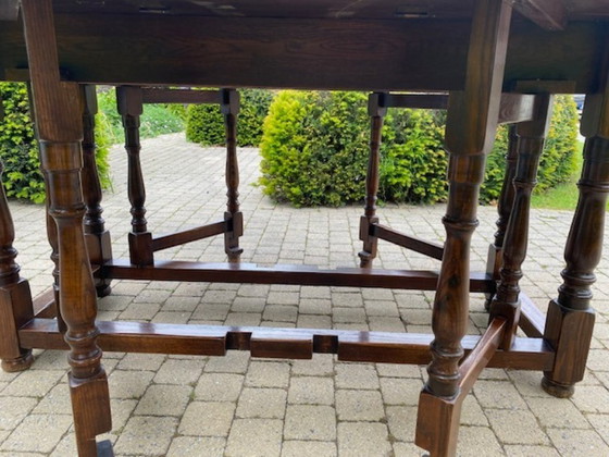Image 1 of Antique (copy) English Gateleg Table – Oak