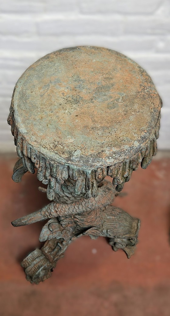 Image 1 of Monumental Rococo-style Bronze Pedestals