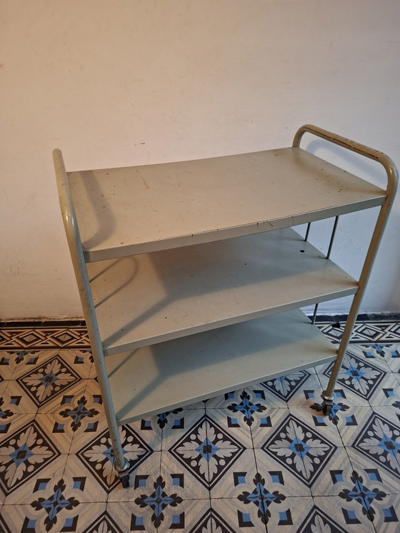 Carrello industriale, Tubax NV, Mid-century – Carrelli bar, Metal (photo 4 of 7)