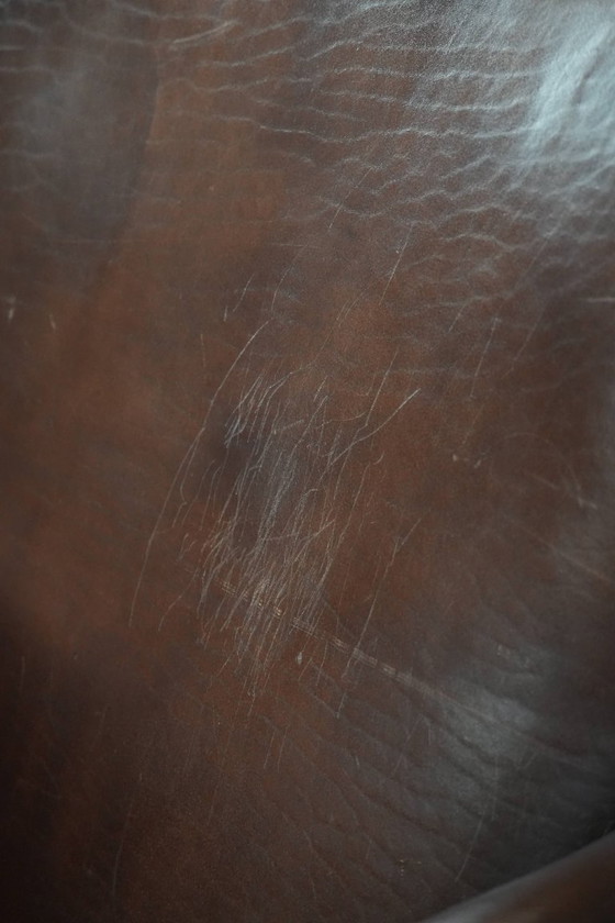 Image 1 of Elegant, characterful vintage armchair made of sheepskin