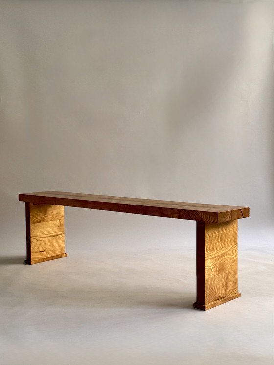 Image 1 of Eiken en palissander bank Frankrijk 1980