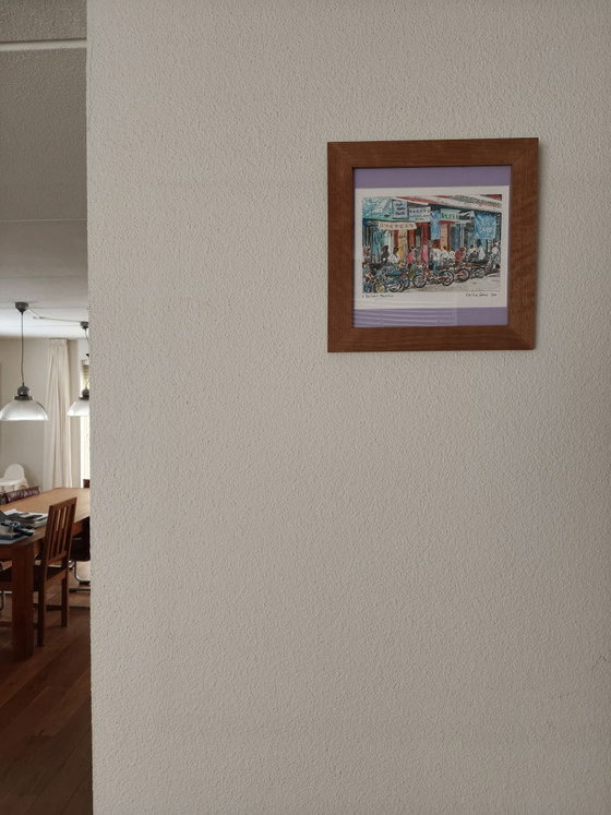 Acuarela "Port Louis", Pinturas y dibujos, Papel, Multicolor (foto 2 de 8)