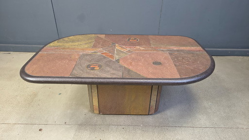 Vintage kingma style coffee table, 1980s