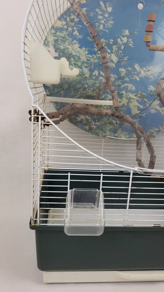Vintage free standing bird cage – Decorative Objects, Plastic (photo 6 of 12)