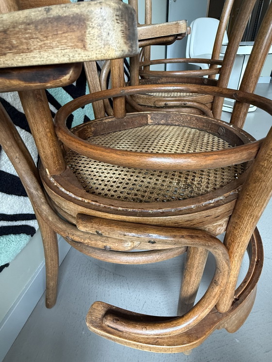 Image 1 of Antique Thonet chairs, 4 pieces