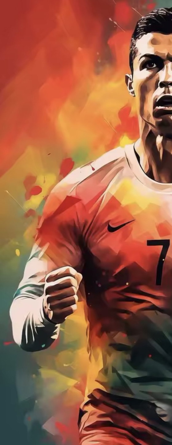 Image 1 of Tela d’artista- Cristiano Ronaldo 7 