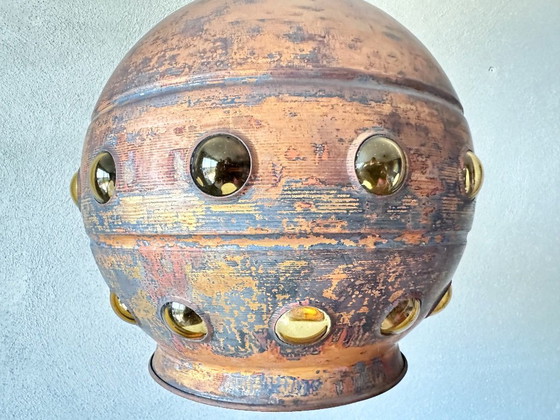Image 1 of Vintage copper pendant lamp Raak Amsterdam