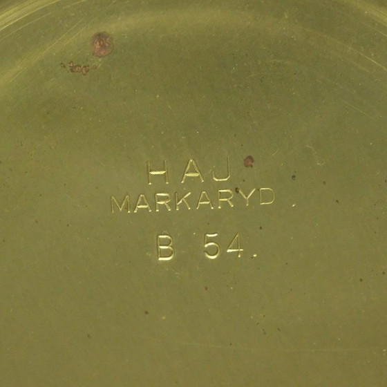 Image 1 of Hans Agne Jakobsson B54 bureaulamp van teakhout en messing