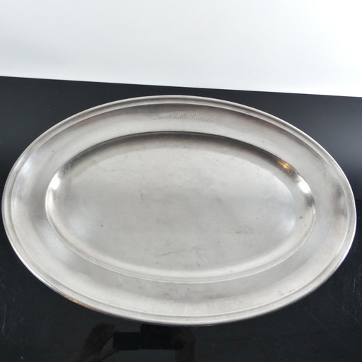 XXL Christofle Art Deco tray 57 x 38.5 cm, silver-plated, a piece of history