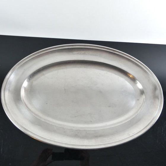 Image 1 of XXL Christofle Art Deco tray 57 x 38.5 cm, silver-plated, a piece of history
