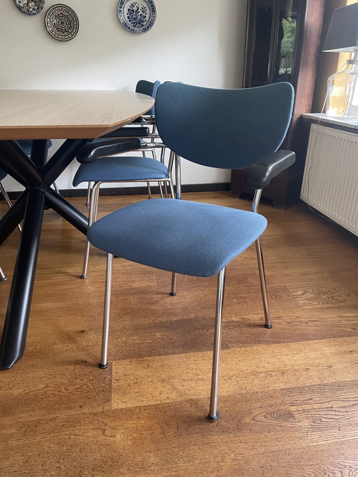 Fantastic set of Gebr. de Wit armrest chairs