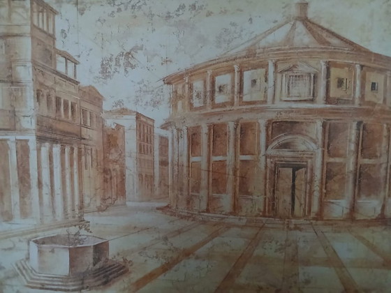 Image 1 of Art - 92x150cm - La cittá ideal