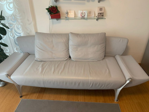 Rolf Benz Leather Sofa 1600