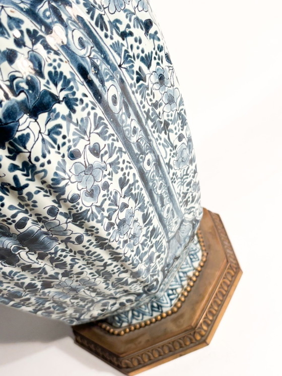 Vase en céramique de Delft peint à la main, XIXe siècle – Ceramic (photo 10 of 17)