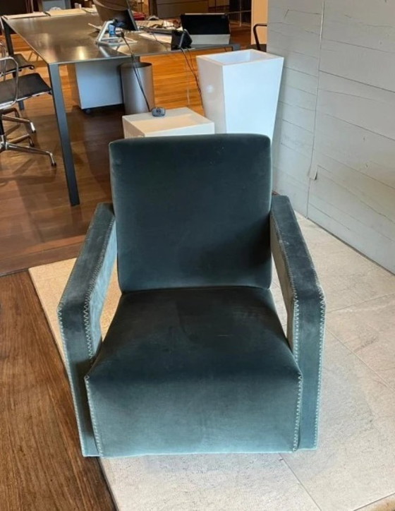 Image 1 of Sillón Cassina UTRECHT (NUEVO 2025) en terciopelo ORTIGIA VERDE CACTUS Lincoln 13L 656