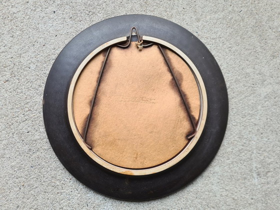 Image 1 of Specchio da parete vintage in ceramica scandinava, anni '70