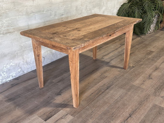 Image 1 of Authentic Farm Table With 1 Drawer