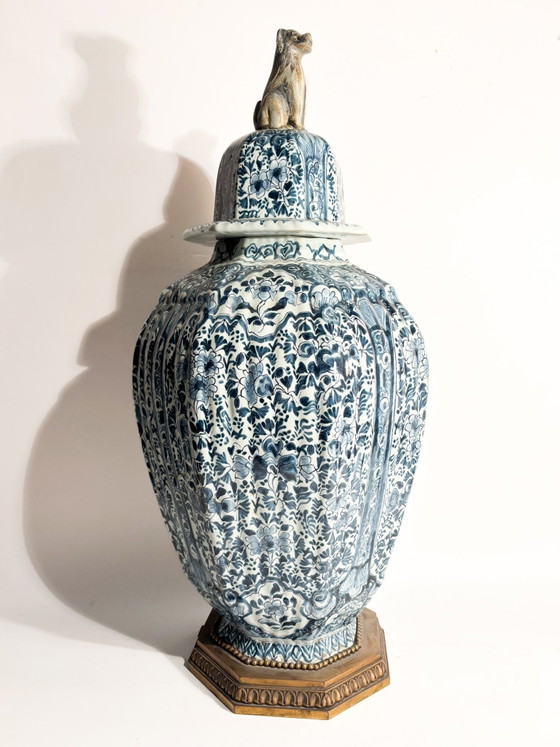 Vase en céramique de Delft peint à la main, XIXe siècle – Ceramic (photo 5 of 17)