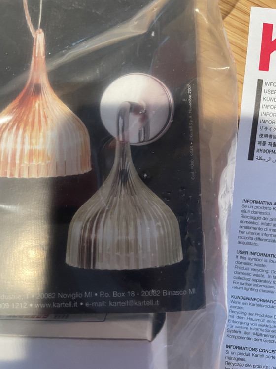 Image 1 of Kartell E’ wandlamp, nieuw in doos