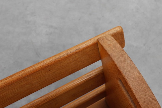 Image 1 of Portariviste di metà secolo in rovere pieno, Francia 1960