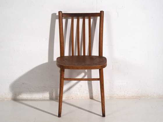Vintage TON bentwood chairs (c.1960). Set of 2 pieces #13 – Dining chairs (photo 29 of 40)