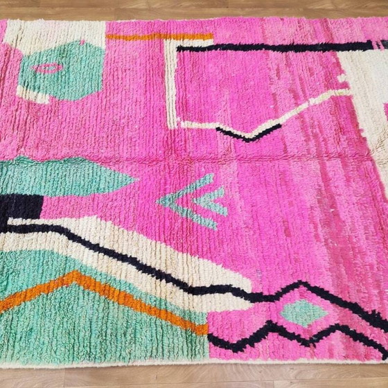 Image 1 of Alfombra de lana rosa 250cmx150cm