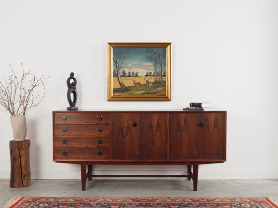 Image 1 of Peinture "La paire de cerfs", design scandinave, années 1960