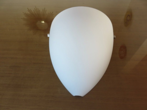Image 1 of Wandlamp "Kvintett" van IKEA, 1995, wit opaline glas