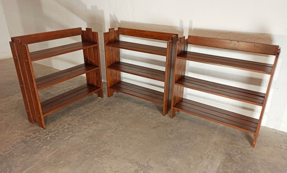 Image 1 of 3 librerie vintage in legno