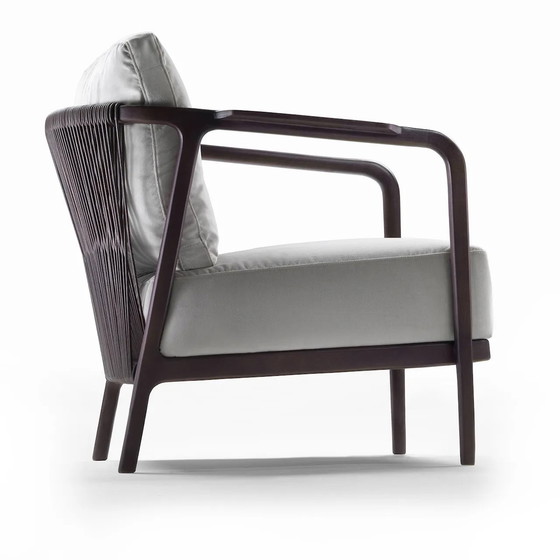 Image 1 of Flexform Crono Armchair Fabric - Extra Elodie 1221 Ashwood