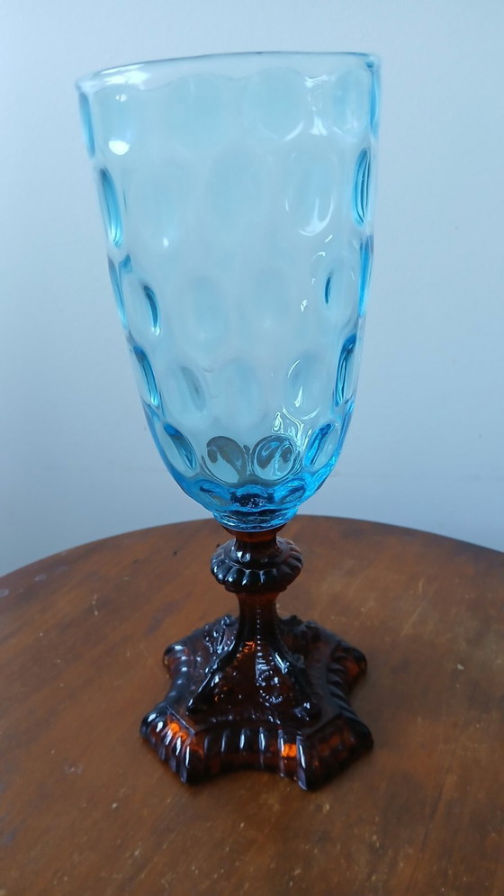 Antieke tweekleurige vaas – Vazen, Glass (photo 2 of 5)