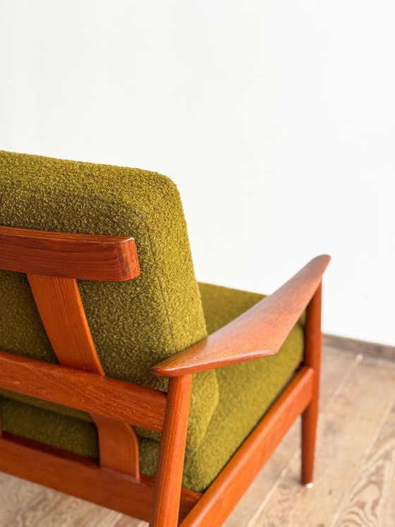 Image 1 of Teakhouten fauteuil FD 164 van Arne Vodder voor France and Son, Denemarken, jaren 60