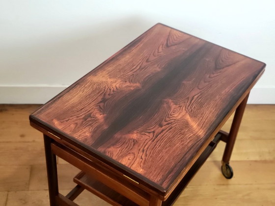 Image 1 of Carro extensible de diseño danés de Kurt Østervig para Jason Møbler en palisandro