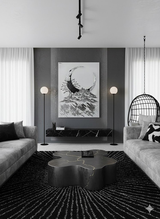 Image 1 of Arredo soggiorno moderno minimal elegante. Soggiorno moderno e minimale