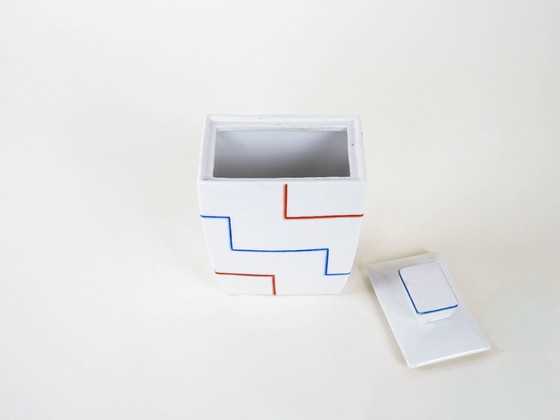 Image 1 of Ceramic vase, modernist design, 1970s, made in Italy