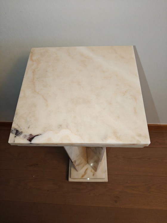 Image 1 of Marble column / pedestal - Art Deco - ca. 1930-1950