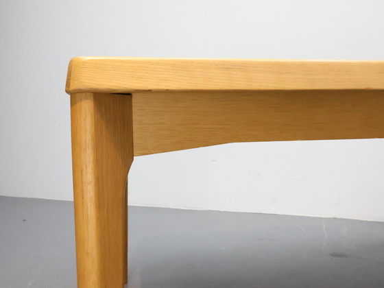 Image 1 of Table basse design danoise Henning Kjaernulf chêne blond