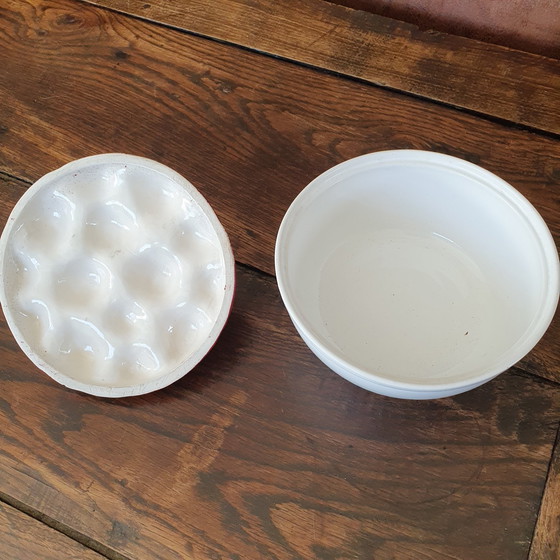 Image 1 of Fruttiera o barattolo per biscotti in ceramica