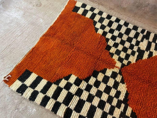 Tapis Artisanal Marocain Fait Main Dans L’Atlas 200cmx200cm – vloerkleden en tapijten, Wool (photo 2 of 6)