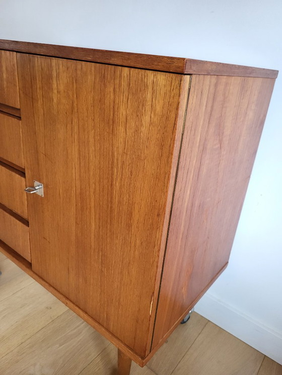 Image 1 of Mobile bar o cassettiera vintage su ruote, anni '60