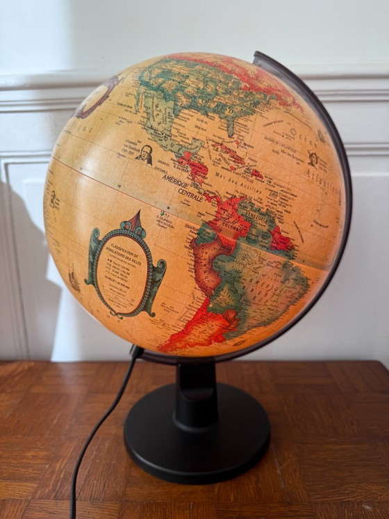 Image 1 of Vintage illuminated globe, Made in Denmark