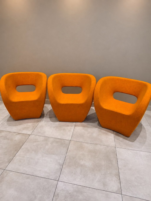 MOROSO Victoria – Lot de 3 – Fauteuils Design Originaux