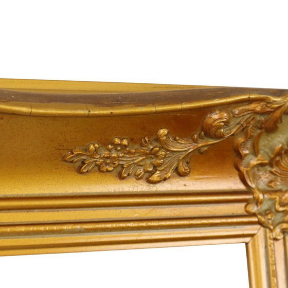 Image 1 of Large Gold-Colored Pine Frame 94cm