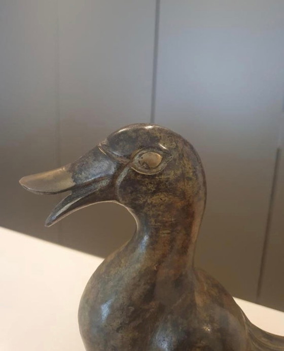 Image 1 of Statue di anatre in bronzo, stile Art Déco
