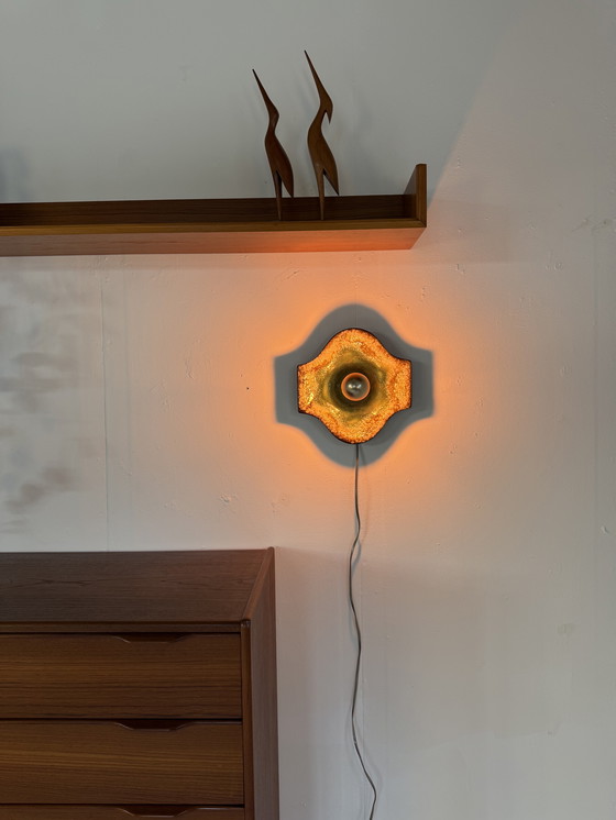 Image 1 of Applique vintage en céramique, Hustadt Leuchten '60