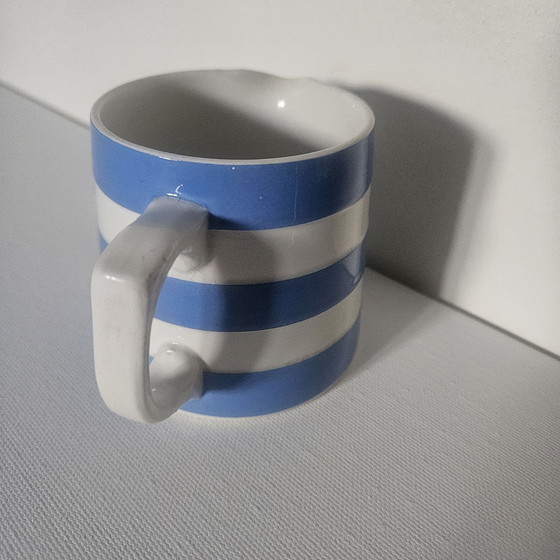 Brocca Vintage T.G. Green Cornishware - Blu e Bianco - Green Shield 1930s-1950s – Stoviglie, Ceramica (photo 5 of 5)