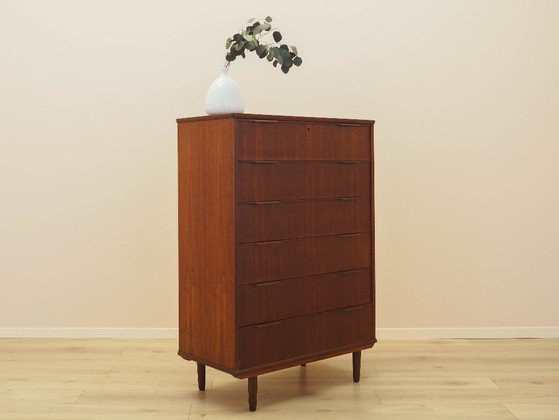 Image 1 of Teakhouten ladekast, Deens design, jaren 70, gemaakt in Denemarken.