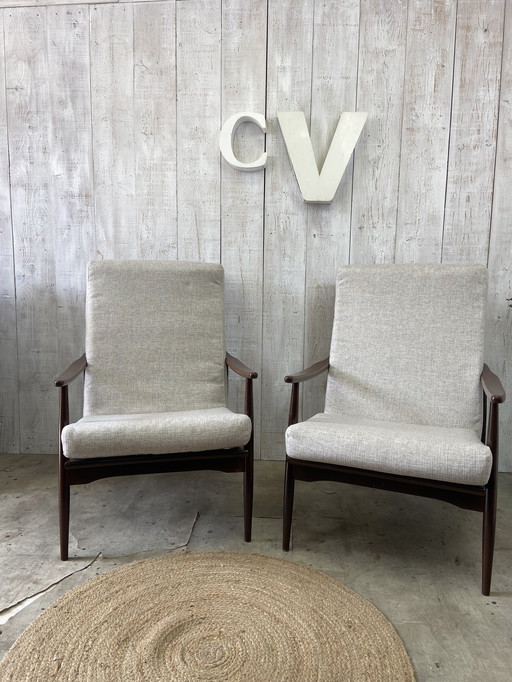 Pair Of Vintage Armchairs