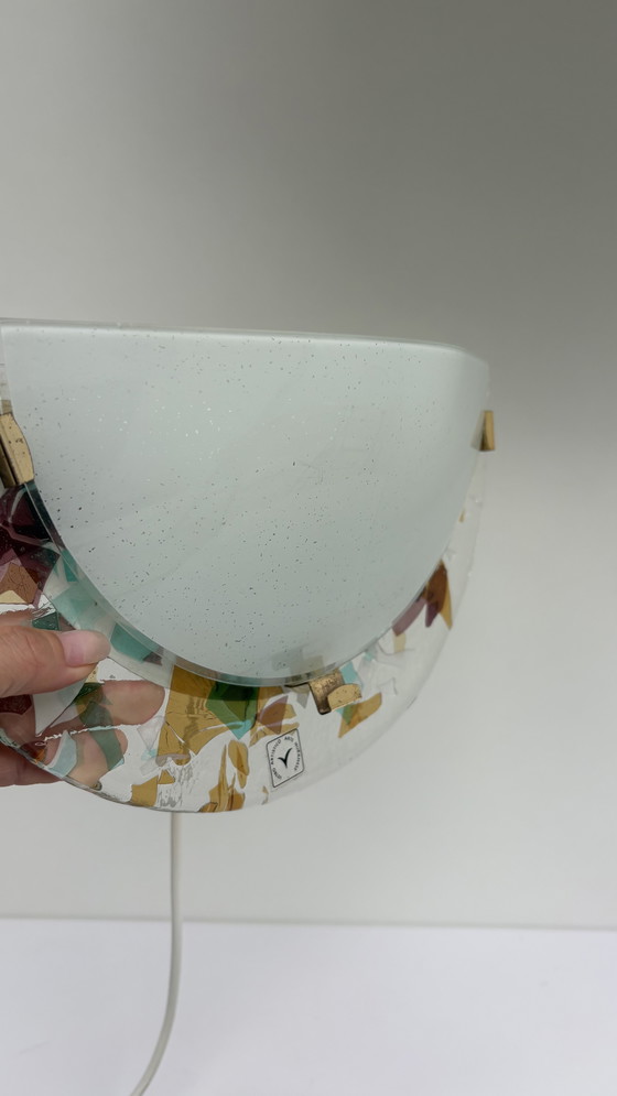 Image 1 of Vetro Artistico Arte Muranese Murano glass lamp set