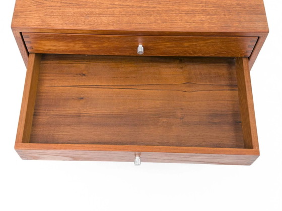 Teak Wall Console #131 by Kai Kristiansen for Aksel Kjersgaard, 1960s – Shelving unit, Aluminium (photo 10 of 16)